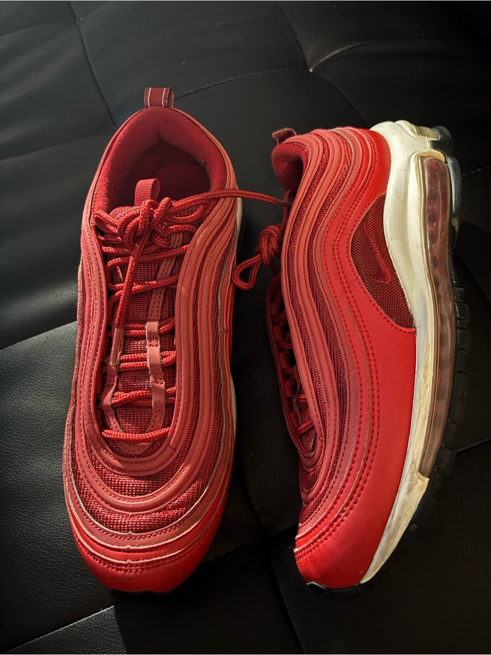 Nike Red Men's Air-Style Sneakers